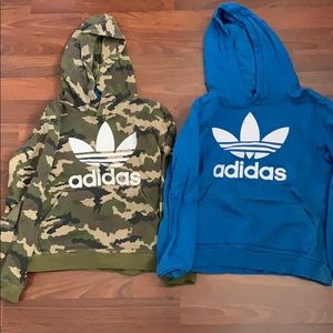 Adidas Boys Hoodies Size Medium